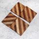 Handmade Wooden Tea Coaster for Home & Office - Pack of 4